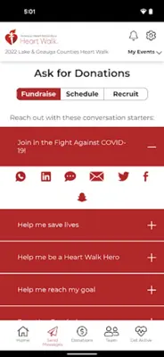 Heart Walk android App screenshot 5